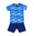 Children's shorts pajamas, blue/ dark blue/ white