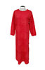 Women's nightdress, red/ red