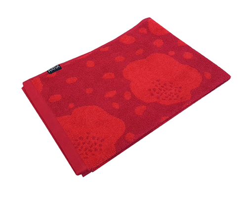 Hand towel, red