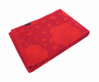 Bath towel, red