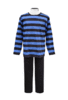 Men's pyjamas, black/ blue