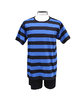 Men's shorts pyjamas, black/ blue