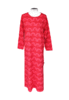 Women's nightdress, red/ orange-red