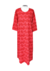 Women's leisurewear and nightdress, red/ orange-red