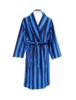 Men´s bathrobe, blue/ dark blue