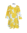 Women´s tunic, yellow/ white