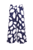 Tricot trousers, blue/ white